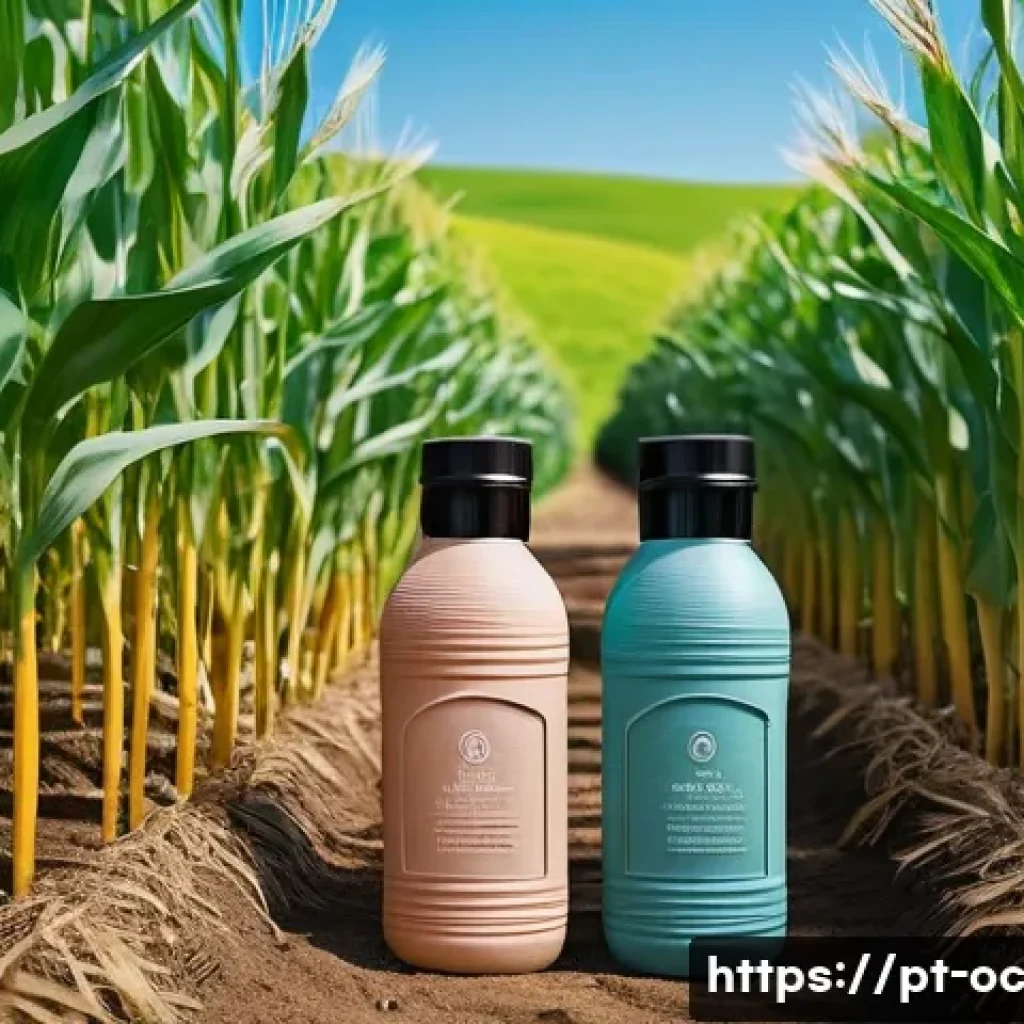 대체 플라스틱 소재 사용 시 유의사항 - **Prompt 1: The Promise of Bioplastics**
"A vibrant and clean natural landscape bathed in warm s...